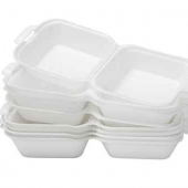 Open Styrofoam Boxes