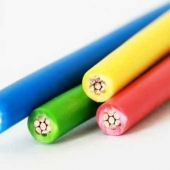 four colors of cable