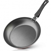 Frying pan isolated on white background with clipping path
