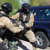 special police commandos arrest a terrorist