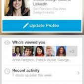 LinkedIn Mobile App iOS Profile Q1 2014